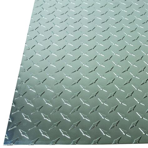 12-in x 24-in aluminum decorative sheet metal|aluminum tread plate home depot.